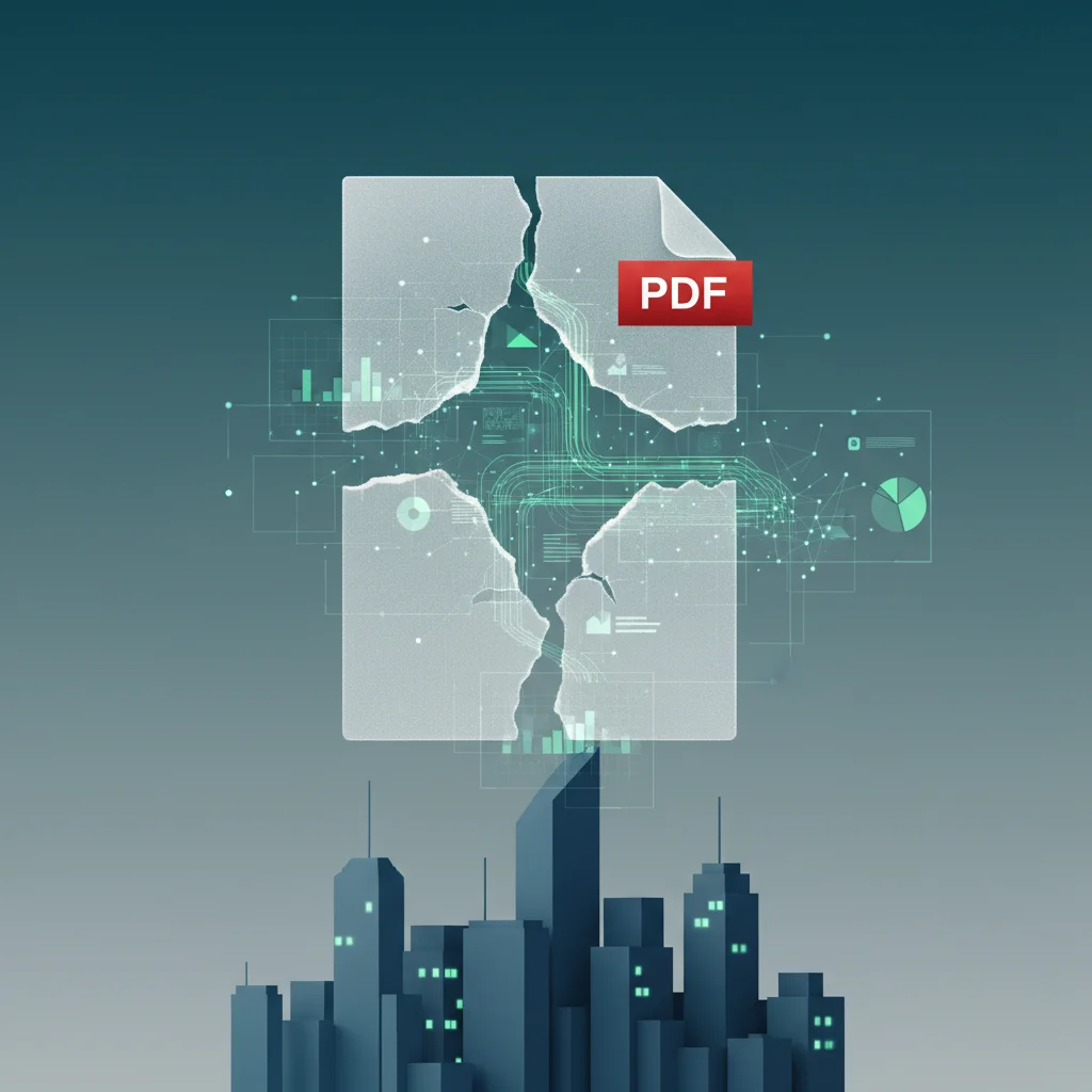 Beyond the Broken PDF: Reconstructing Sustainability Policy Analysis from Fragmentary Data