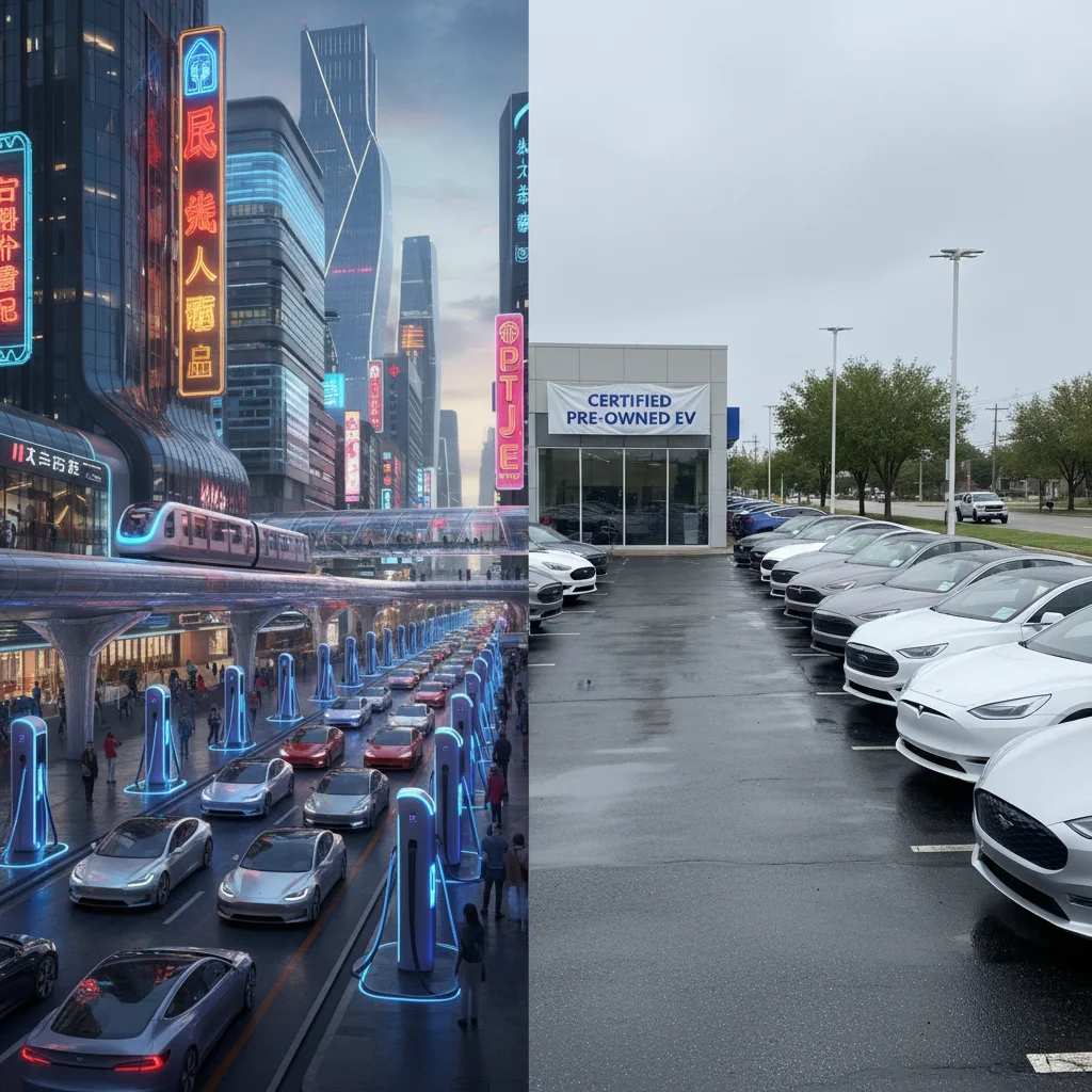 The Electric Vehicle Market in 2025–2026: Global Surge, U.S. Hesitation, and the Dawn of the Used EV Era