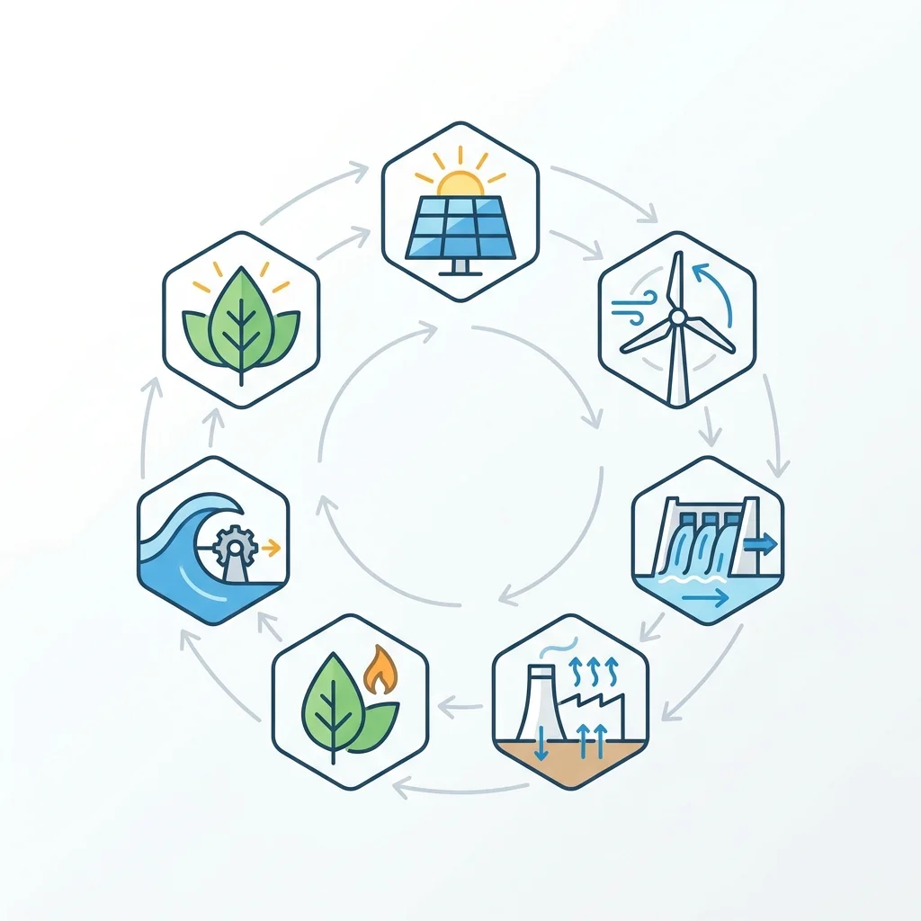 The Great Energy Shift: Unpacking the Six-Source Structure of the Global Renewable Energy Market